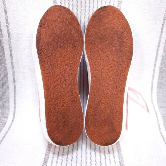 SUPERGA x SOMETHING NAVY Sneakers Pink Corduroy Womens 9 Girly Coquette Kicks - Picture 5 of 10